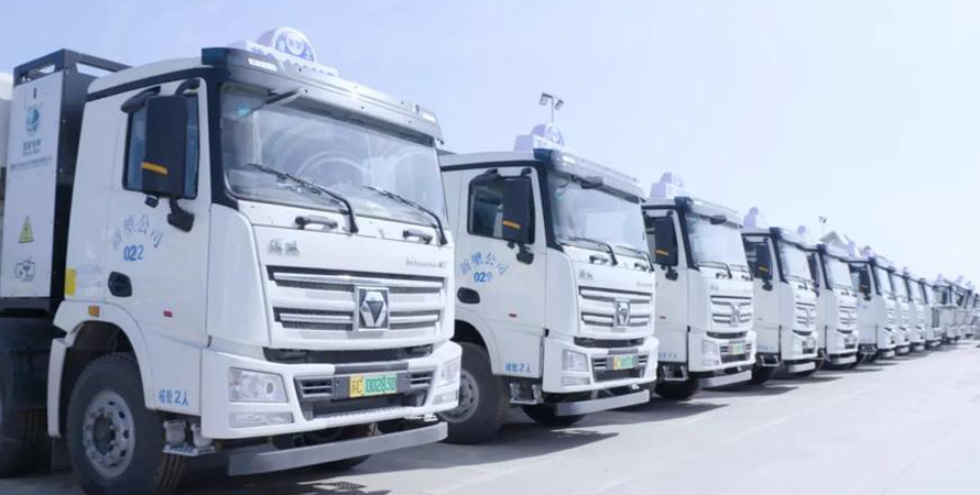 赛摩推出重卡换电系统